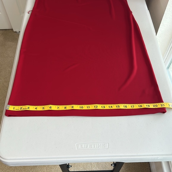 Talbots Red Long Sleeve Dress - Picture 8 of 11